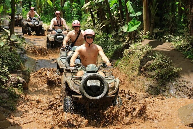 Infinity Bali Rafting Ubud Combine 1,5 hrs Quad Bike - Stop 1 on the Ayung River: class III rapids, rainy-season surprises