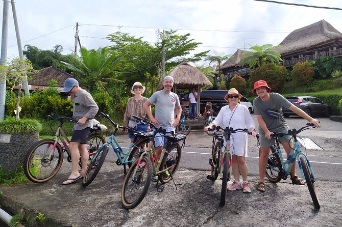 Jatiluwih E-bikes Tour Cycling Group - Entering Jatiluwih Green Land: irrigation first, photos second