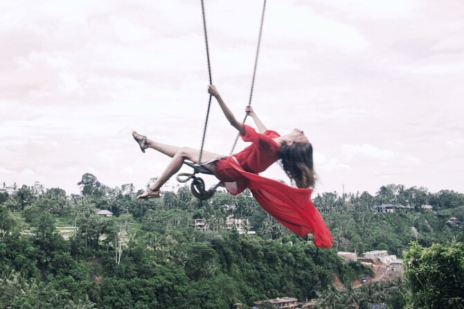 Jungle Swing - Volcano - Water Temple - Monkey Forest and Waterfall Tour - A Ubud day built around waterfalls, temples, and Mount Batur views