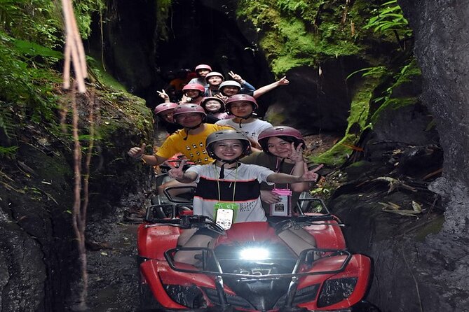 Kuber Bali ATV through Tunnel and Waterfall - Entering Kuber’s ATV track from the Ubud countryside