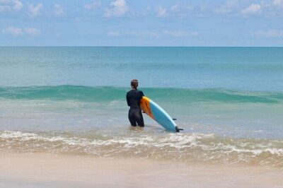 Legian Beach Bali Surf Lesson All Level 2 Hour with Pro Coach - Meeting Malu Surf Bali and getting kitted up quickly