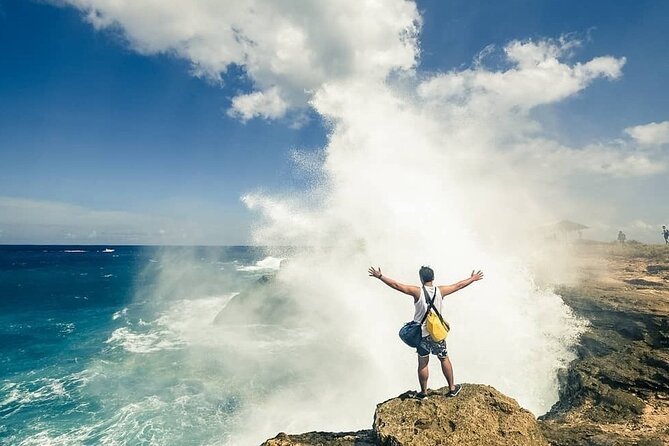 Lembongan and Ceningan Island Tour - Mahana Jumping Point: Cliff Boards and Big Nusa Thrill Energy