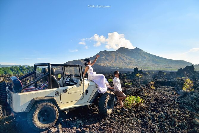 Mount Batur Jeep Tour - Jeep Rides Past Black Lava and Black Sand