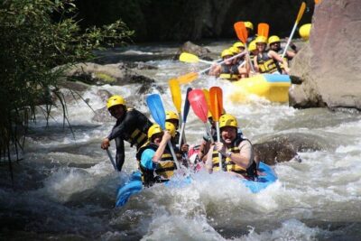 Mount Batur sunrise hike & white water rafting - From volcano rim to Ayung River: switching gears fast