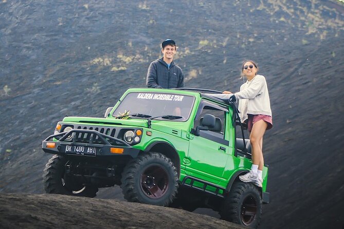 Mount Batur Sunrise Jeep Expedition - The black lava fields by jeep: why it’s fun, and the trade-off