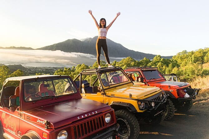 Mount Batur Sunrise Jeep From Ubud - Stop 1: Mount Batur Sunrise From the Jeep Seat