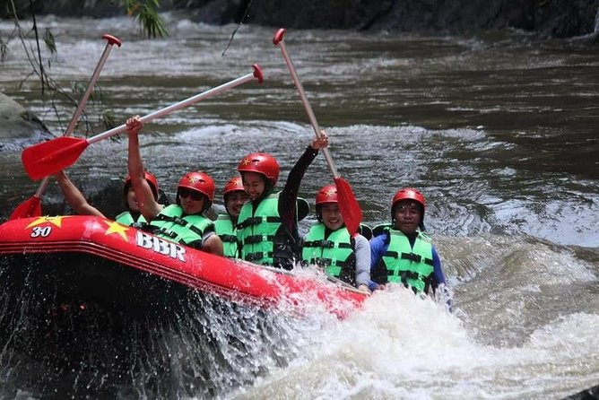 Mount Batur Sunrise Trek and Ayung River White Water Rafting Tour - Seminyak pickup, air-conditioned minivan, and a 12-hour day