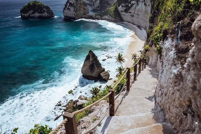 Nusa Penida East And West Full Day Private Guided Tour - Atuh Beach: cliff views and that clear-water photo look