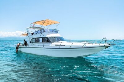 Nusa Penida Full Day Tour by Riki J Yacht 13 meters - Serangan meeting point: coffee before you bounce into the sea