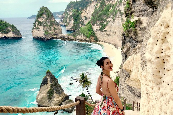 Nusa Penida Tembeling Natural Pool Tour (Private & All-Inclusive) - Atuh Beach and the cliffs that frame everything