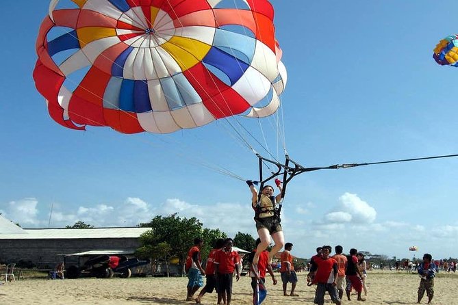 Parasailing Adventure watersport all include - Gear, Briefing, and Safety Prep on the Coast