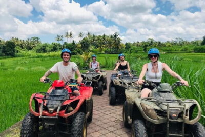 Private Bali ATV Ride Commbination Bali white water rafting - The 2-hour ATV ride: countryside, water, and that tunnel surprise