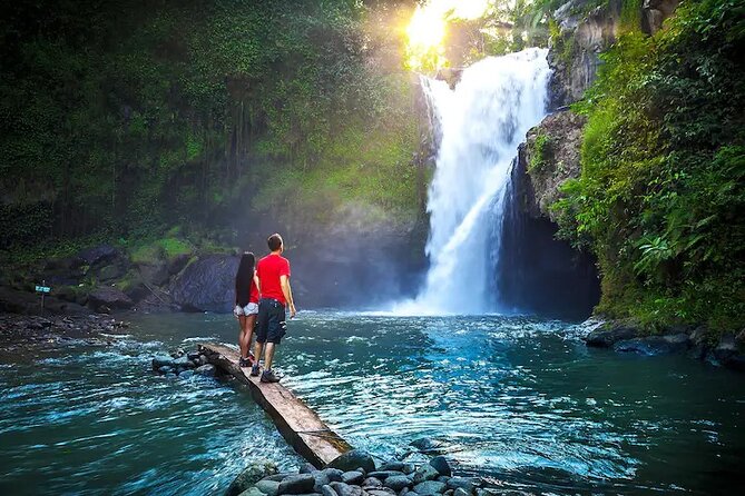 Private Full Day Tour In Ubud Bali - Tegenungan Waterfall: lush scenery and a flexible stop length