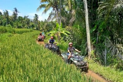Private Quad Bike ATV with 2-hour Bali Massage and Spa - The ATV solo ride: rivers, caves, mud, and rice fields