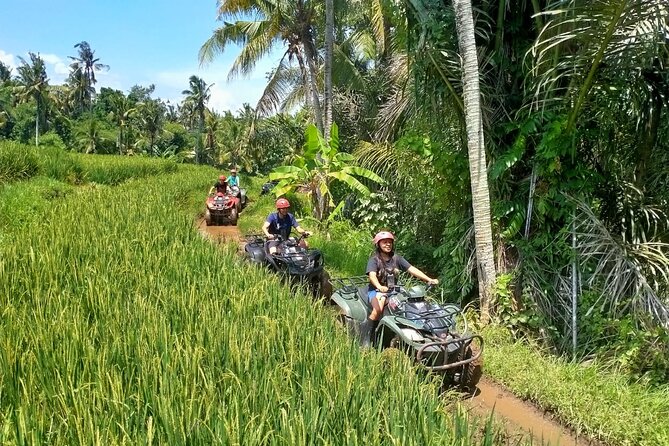 Private Quad Bike ATV with 2-hour Bali Massage and Spa - The ATV solo ride: rivers, caves, mud, and rice fields