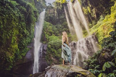 Private Tour: Amazing Sekumpul Waterfall and Ulun Danu Temple - Sekumpul Waterfall: stairs down, then stones and water up close