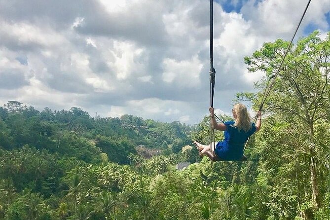 Private Tour To Tibumana Waterfall, rice terraces & Jungle Swing - d’Alas Swing over the greenery: the ticketed thrill moment