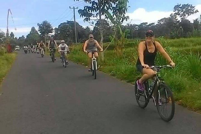 Private Ubud Downhill Cycling with Volcano, Rice Paddies & Meal - Manukaya ride: mostly downhill, village roads, and fewer tourist distractions