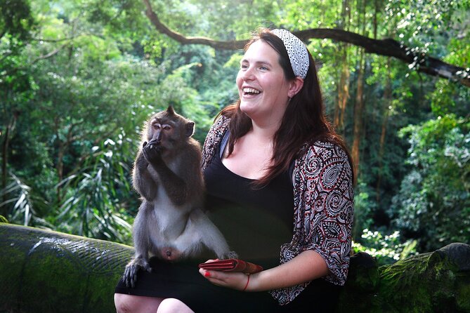 Private Ubud Tour: Waterfall, Rice Terrace & Monkey Forest - Mas Carving Center: seeing Bali craftsmanship up close