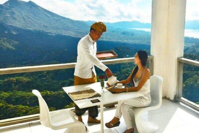 The Amora Bali Kintamani Resto with Mount Batur View - What you’ll eat: set menu style, sambal, and dessert