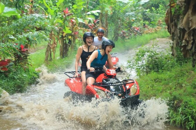 Ubud ATV Ride through Jungle and Waterfalls - Waterfall Time: Ride Through It, Then Get Warm and Clean