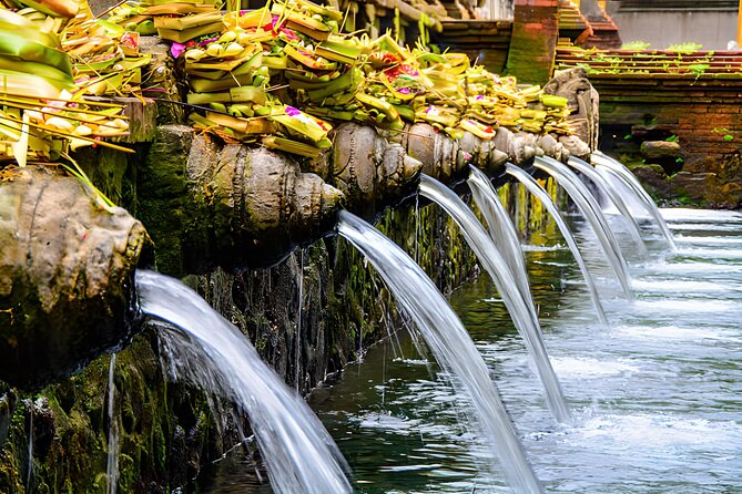 Ubud Bali: Rice Terrace, Waterfall and Tirta empul Day Tour - Starting With Goa Gajah: A Temple With Hindu and Buddhist Mix