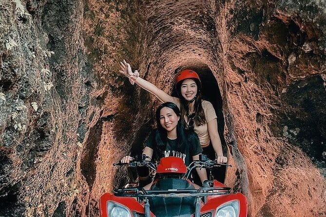 Ubud Jungle, River, Bamboo Forest and Muddy Quad Bike Tours - River crossing and the waterfall slide: the wet-and-wild center of the day