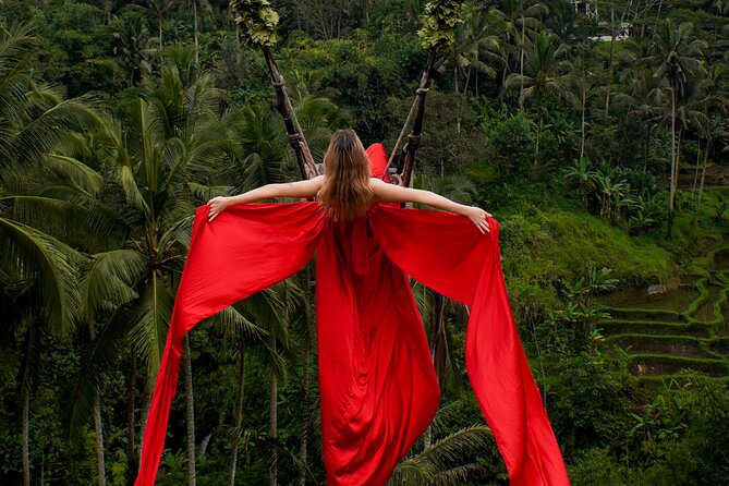 Ubud Monkey Forest, Scenic Rice Terrace with Swing and Waterfall - Pickup, Mobile Tickets, and a 10-Hour Reality Check