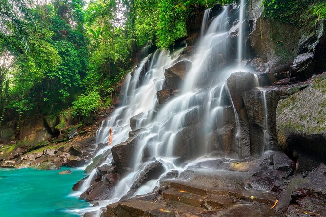 Ubud Private Tour: Waterfalls, Temple and Rice Terraces Swing - Stop 2: Ulu Petanu Waterfall near Tegallalang (easier stairs, real payoff)