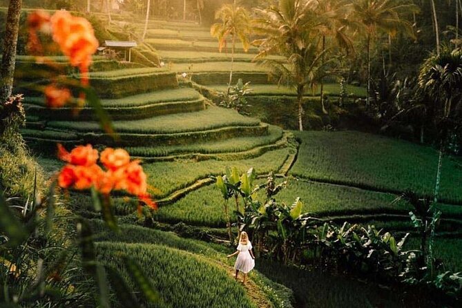 Ubud Private Tour - Waterfalls, Water Temple & Rice Terraces - Tibumana Waterfall: start with a calmer jungle feel