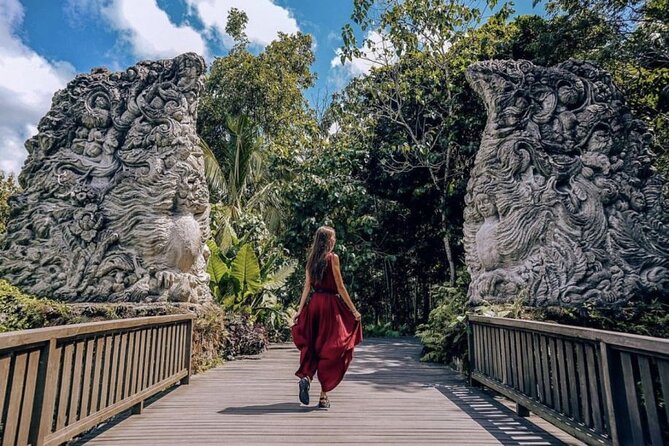 Ubud Skip the line Monkey Forest Sanctuary Ticket and Guided Tour - Cave Entrance to Dragon Bridges: The First Temple Moments