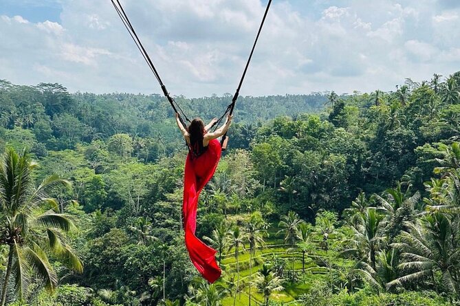 Ubud Tour-All Inclusive with Jungle Swing And Lunch - Tegenungan Waterfall: view first, then a short walk