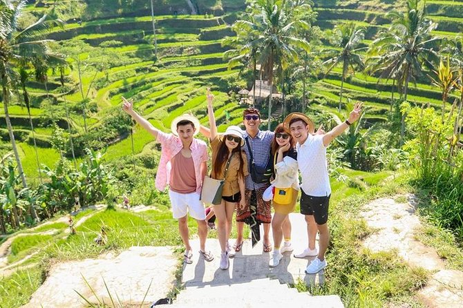 Ubud Tour - Monkey Forest, Temple, Waterfall, and Rice Terrace - Tegenungan Waterfall: a classic stop, with swim conditions to watch