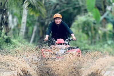 Ubud Zip-Line Adventure, Rice Terrace & ATV Quad Bike - Stop 1 at Gorilla ATV Adventure: Single or Tandem Quad Bike Fun