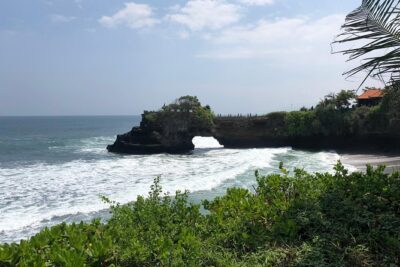 Ulun Danu Bratan Temple with Tanah Lot Sunset - Tanah Lot sunset: sea-temple vibes on a rocky outcrop