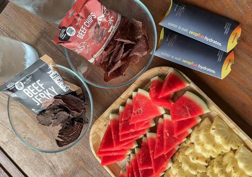 Uluwatu, Bali: Charity Run Club - Explore New Running Paths - Post-run chill: fruit, drinks, and the community hangout