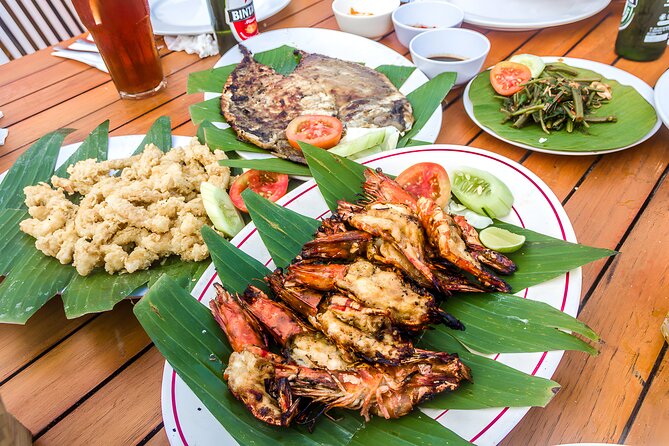 Uluwatu, Kecak Dance and Seafood Dinner Tour Packages - Jimbaran Beach seafood dinner: grilled, on the sand, with options